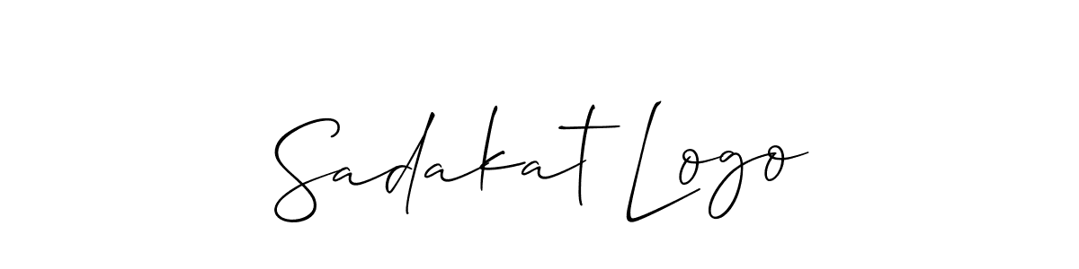 This is the best signature style for the Sadakat Logo name. Also you like these signature font (Allison_Script). Mix name signature. Sadakat Logo signature style 2 images and pictures png
