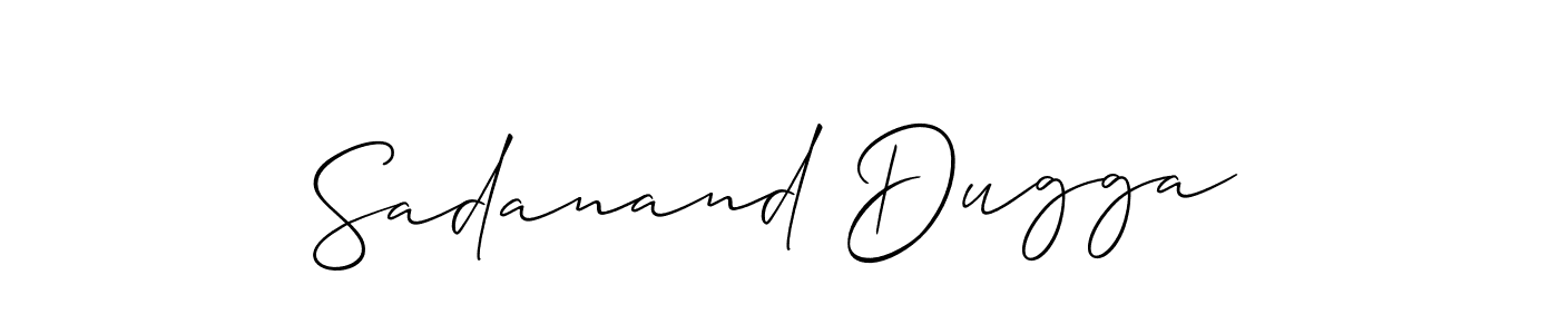 Once you've used our free online signature maker to create your best signature Allison_Script style, it's time to enjoy all of the benefits that Sadanand Dugga name signing documents. Sadanand Dugga signature style 2 images and pictures png