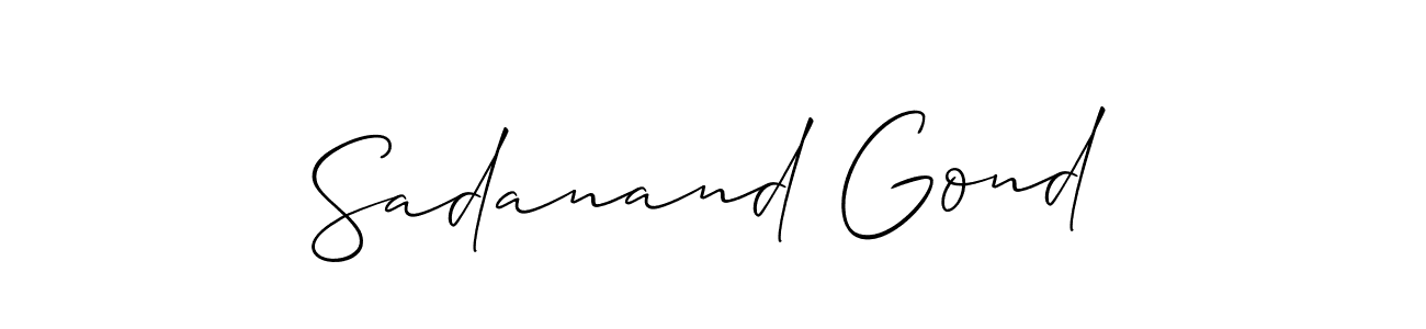 Here are the top 10 professional signature styles for the name Sadanand Gond. These are the best autograph styles you can use for your name. Sadanand Gond signature style 2 images and pictures png