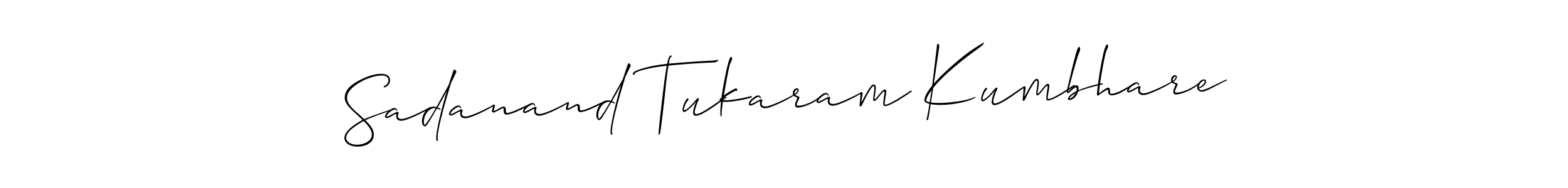 Make a beautiful signature design for name Sadanand Tukaram Kumbhare. Use this online signature maker to create a handwritten signature for free. Sadanand Tukaram Kumbhare signature style 2 images and pictures png