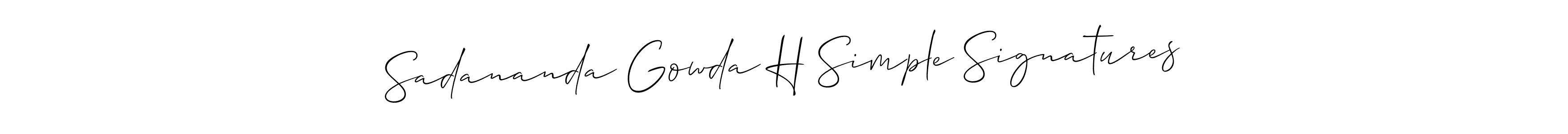 See photos of Sadananda Gowda H Simple Signatures official signature by Spectra . Check more albums & portfolios. Read reviews & check more about Allison_Script font. Sadananda Gowda H Simple Signatures signature style 2 images and pictures png
