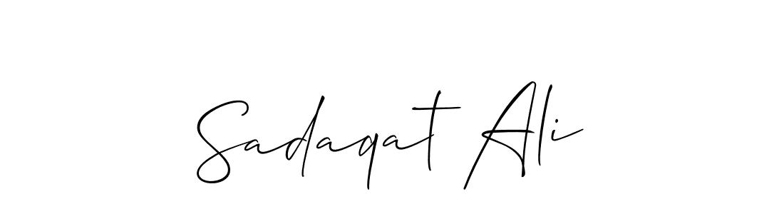 Make a beautiful signature design for name Sadaqat Ali. Use this online signature maker to create a handwritten signature for free. Sadaqat Ali signature style 2 images and pictures png