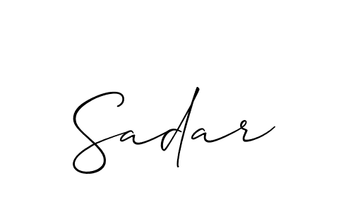 Make a short Sadar signature style. Manage your documents anywhere anytime using Allison_Script. Create and add eSignatures, submit forms, share and send files easily. Sadar signature style 2 images and pictures png