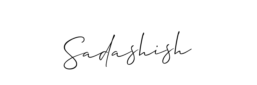 How to Draw Sadashish signature style? Allison_Script is a latest design signature styles for name Sadashish. Sadashish signature style 2 images and pictures png