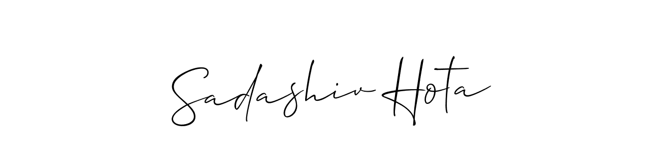 It looks lik you need a new signature style for name Sadashiv Hota. Design unique handwritten (Allison_Script) signature with our free signature maker in just a few clicks. Sadashiv Hota signature style 2 images and pictures png