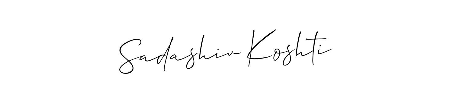 Make a beautiful signature design for name Sadashiv Koshti. Use this online signature maker to create a handwritten signature for free. Sadashiv Koshti signature style 2 images and pictures png