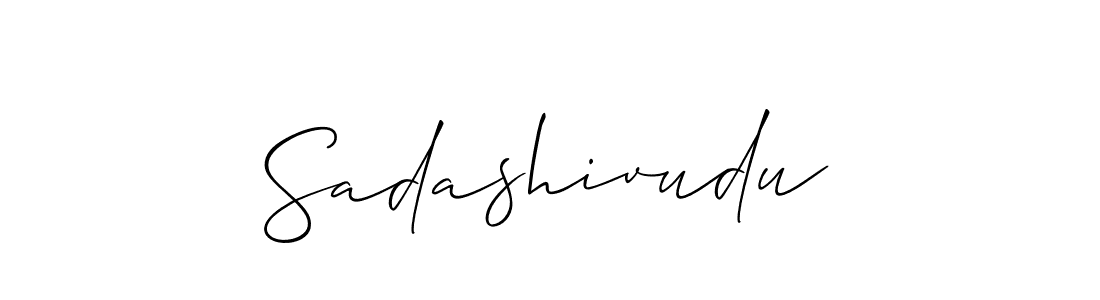 Make a beautiful signature design for name Sadashivudu. With this signature (Allison_Script) style, you can create a handwritten signature for free. Sadashivudu signature style 2 images and pictures png