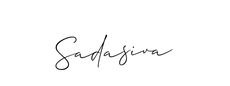 Sadasiva stylish signature style. Best Handwritten Sign (Allison_Script) for my name. Handwritten Signature Collection Ideas for my name Sadasiva. Sadasiva signature style 2 images and pictures png