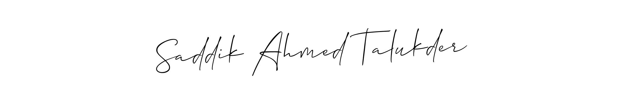 Best and Professional Signature Style for Saddik Ahmed Talukder. Allison_Script Best Signature Style Collection. Saddik Ahmed Talukder signature style 2 images and pictures png