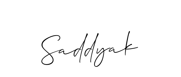 You should practise on your own different ways (Allison_Script) to write your name (Saddyak) in signature. don't let someone else do it for you. Saddyak signature style 2 images and pictures png