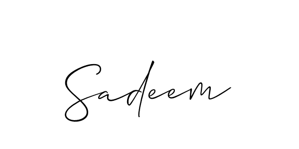 Once you've used our free online signature maker to create your best signature Allison_Script style, it's time to enjoy all of the benefits that Sadeem name signing documents. Sadeem signature style 2 images and pictures png