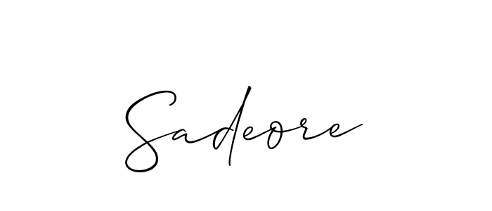 Check out images of Autograph of Sadeore name. Actor Sadeore Signature Style. Allison_Script is a professional sign style online. Sadeore signature style 2 images and pictures png