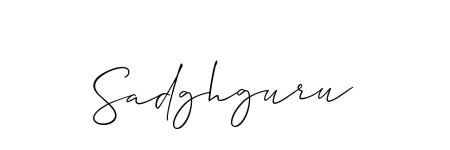 Sadghguru stylish signature style. Best Handwritten Sign (Allison_Script) for my name. Handwritten Signature Collection Ideas for my name Sadghguru. Sadghguru signature style 2 images and pictures png