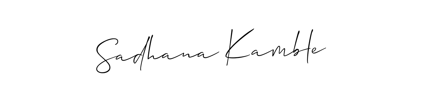 Best and Professional Signature Style for Sadhana Kamble. Allison_Script Best Signature Style Collection. Sadhana Kamble signature style 2 images and pictures png