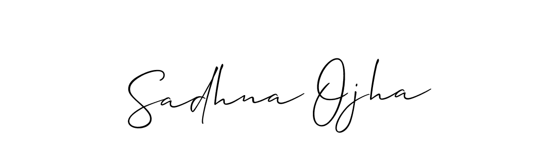 Make a beautiful signature design for name Sadhna Ojha. Use this online signature maker to create a handwritten signature for free. Sadhna Ojha signature style 2 images and pictures png
