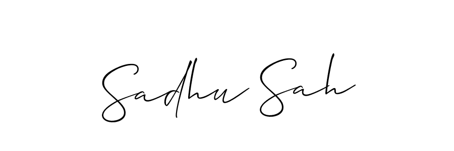 This is the best signature style for the Sadhu Sah name. Also you like these signature font (Allison_Script). Mix name signature. Sadhu Sah signature style 2 images and pictures png