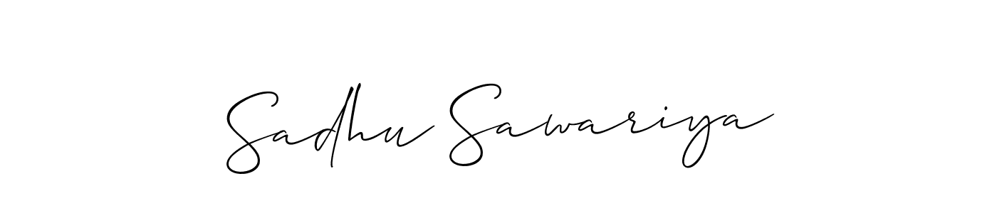 You can use this online signature creator to create a handwritten signature for the name Sadhu Sawariya. This is the best online autograph maker. Sadhu Sawariya signature style 2 images and pictures png