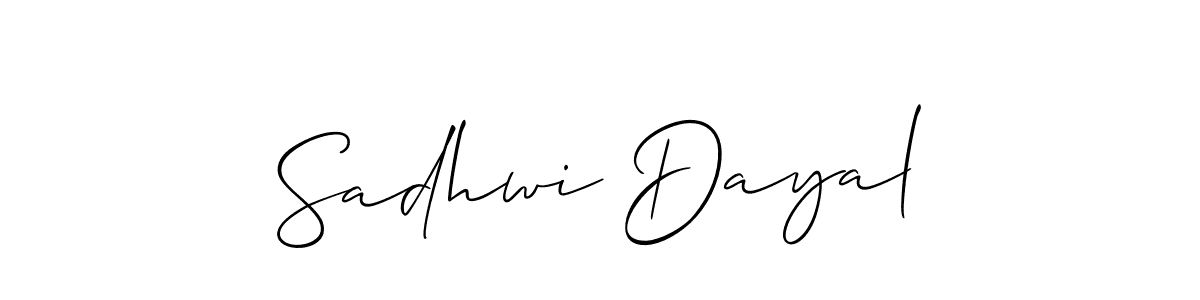 You can use this online signature creator to create a handwritten signature for the name Sadhwi Dayal. This is the best online autograph maker. Sadhwi Dayal signature style 2 images and pictures png