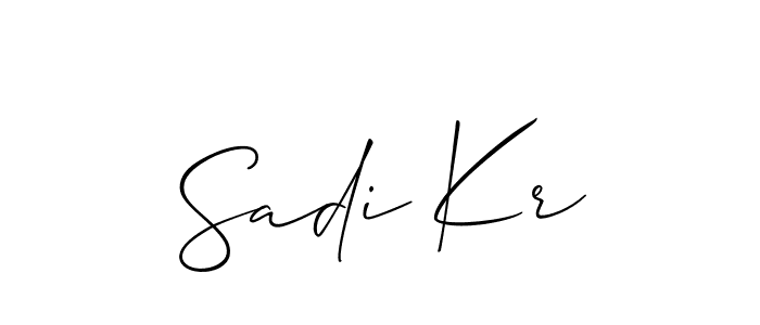 Here are the top 10 professional signature styles for the name Sadi Kr. These are the best autograph styles you can use for your name. Sadi Kr signature style 2 images and pictures png