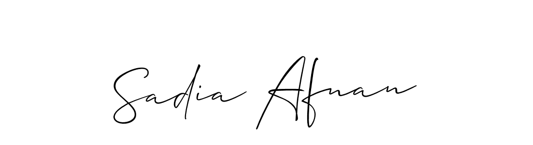 Best and Professional Signature Style for Sadia Afnan. Allison_Script Best Signature Style Collection. Sadia Afnan signature style 2 images and pictures png