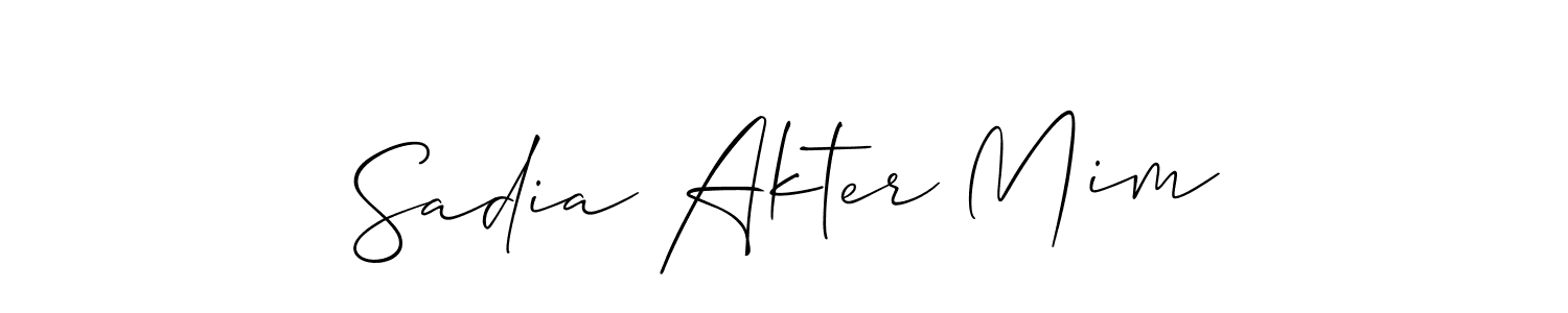 Once you've used our free online signature maker to create your best signature Allison_Script style, it's time to enjoy all of the benefits that Sadia Akter Mim name signing documents. Sadia Akter Mim signature style 2 images and pictures png