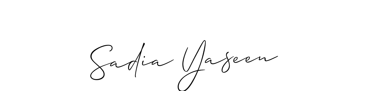 Once you've used our free online signature maker to create your best signature Allison_Script style, it's time to enjoy all of the benefits that Sadia Yaseen name signing documents. Sadia Yaseen signature style 2 images and pictures png