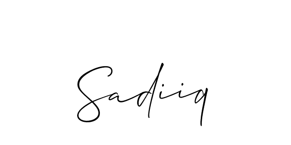 How to Draw Sadiiq signature style? Allison_Script is a latest design signature styles for name Sadiiq. Sadiiq signature style 2 images and pictures png