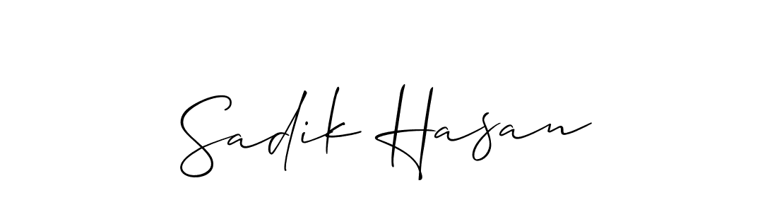 Check out images of Autograph of Sadik Hasan name. Actor Sadik Hasan Signature Style. Allison_Script is a professional sign style online. Sadik Hasan signature style 2 images and pictures png