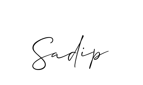 This is the best signature style for the Sadip name. Also you like these signature font (Allison_Script). Mix name signature. Sadip signature style 2 images and pictures png