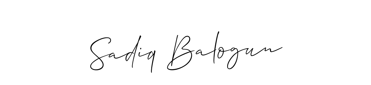 Here are the top 10 professional signature styles for the name Sadiq Balogun. These are the best autograph styles you can use for your name. Sadiq Balogun signature style 2 images and pictures png