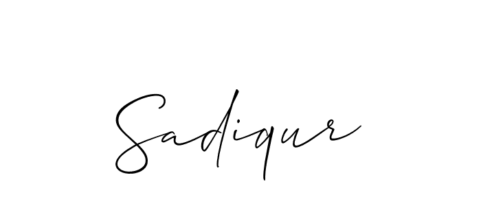 How to Draw Sadiqur signature style? Allison_Script is a latest design signature styles for name Sadiqur. Sadiqur signature style 2 images and pictures png