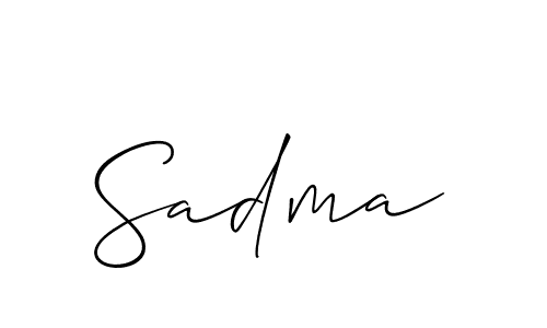 Best and Professional Signature Style for Sadma. Allison_Script Best Signature Style Collection. Sadma signature style 2 images and pictures png