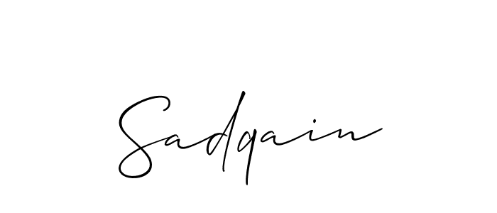 This is the best signature style for the Sadqain name. Also you like these signature font (Allison_Script). Mix name signature. Sadqain signature style 2 images and pictures png