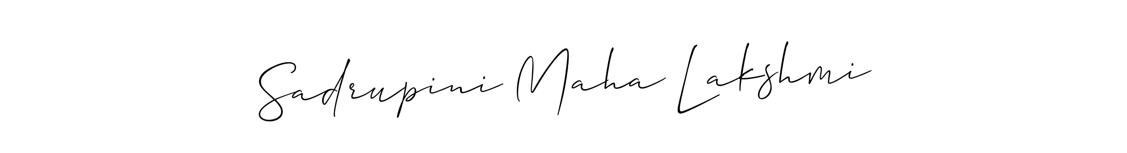 See photos of Sadrupini Maha Lakshmi official signature by Spectra . Check more albums & portfolios. Read reviews & check more about Allison_Script font. Sadrupini Maha Lakshmi signature style 2 images and pictures png