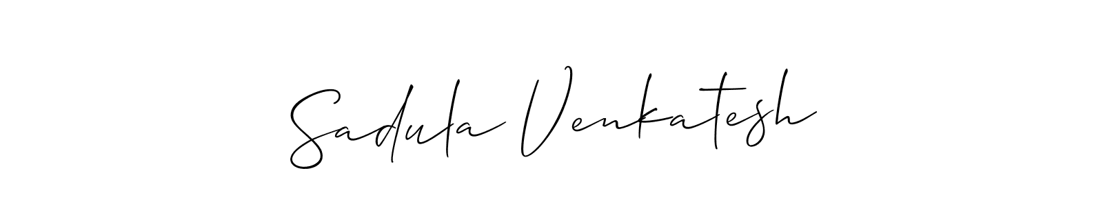 See photos of Sadula Venkatesh official signature by Spectra . Check more albums & portfolios. Read reviews & check more about Allison_Script font. Sadula Venkatesh signature style 2 images and pictures png