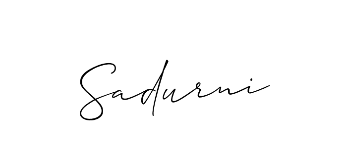 Make a beautiful signature design for name Sadurni. Use this online signature maker to create a handwritten signature for free. Sadurni signature style 2 images and pictures png