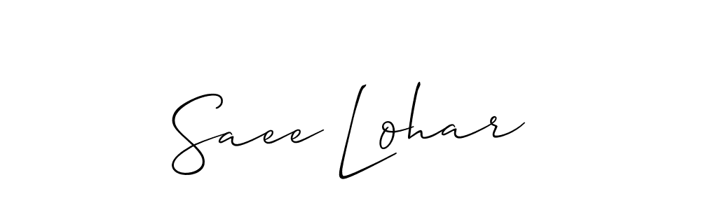 You can use this online signature creator to create a handwritten signature for the name Saee Lohar. This is the best online autograph maker. Saee Lohar signature style 2 images and pictures png