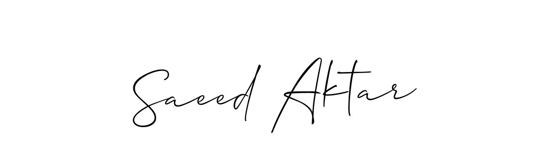 This is the best signature style for the Saeed Aktar name. Also you like these signature font (Allison_Script). Mix name signature. Saeed Aktar signature style 2 images and pictures png
