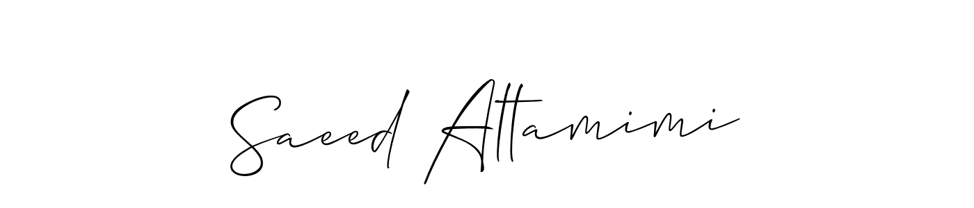 Similarly Allison_Script is the best handwritten signature design. Signature creator online .You can use it as an online autograph creator for name Saeed Altamimi. Saeed Altamimi signature style 2 images and pictures png