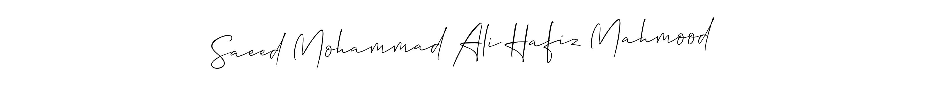 Once you've used our free online signature maker to create your best signature Allison_Script style, it's time to enjoy all of the benefits that Saeed Mohammad Ali Hafiz Mahmood name signing documents. Saeed Mohammad Ali Hafiz Mahmood signature style 2 images and pictures png