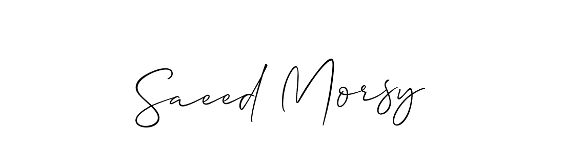 Similarly Allison_Script is the best handwritten signature design. Signature creator online .You can use it as an online autograph creator for name Saeed Morsy. Saeed Morsy signature style 2 images and pictures png