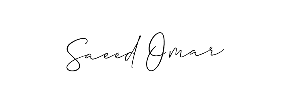 Make a short Saeed Omar signature style. Manage your documents anywhere anytime using Allison_Script. Create and add eSignatures, submit forms, share and send files easily. Saeed Omar signature style 2 images and pictures png