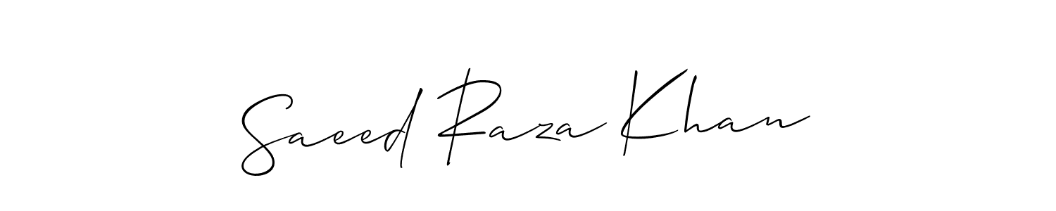 Make a beautiful signature design for name Saeed Raza Khan. Use this online signature maker to create a handwritten signature for free. Saeed Raza Khan signature style 2 images and pictures png