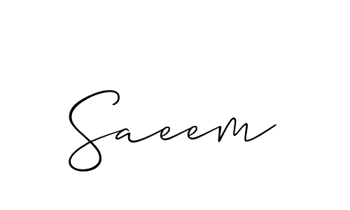 Check out images of Autograph of Saeem name. Actor Saeem Signature Style. Allison_Script is a professional sign style online. Saeem signature style 2 images and pictures png