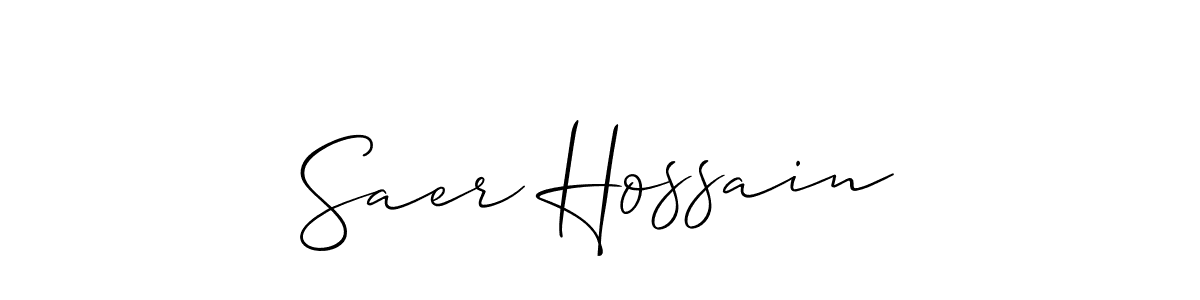 Best and Professional Signature Style for Saer Hossain. Allison_Script Best Signature Style Collection. Saer Hossain signature style 2 images and pictures png