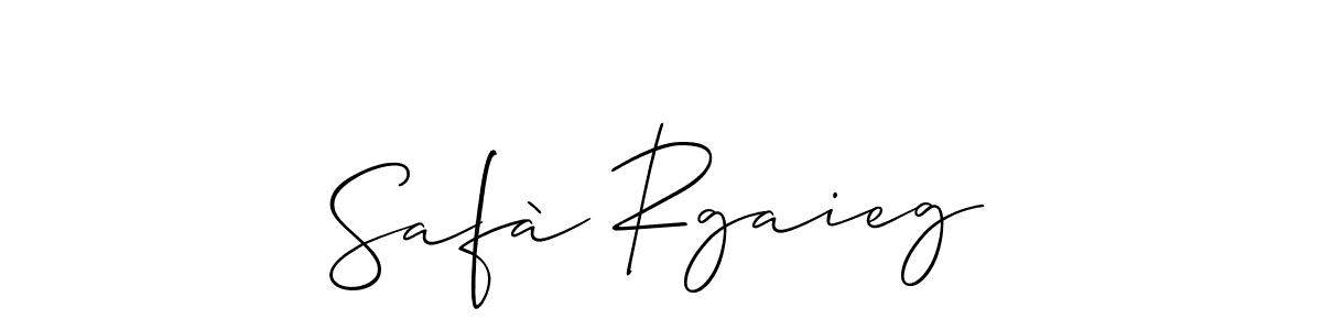 How to Draw Safà Rgaieg signature style? Allison_Script is a latest design signature styles for name Safà Rgaieg. Safà Rgaieg signature style 2 images and pictures png