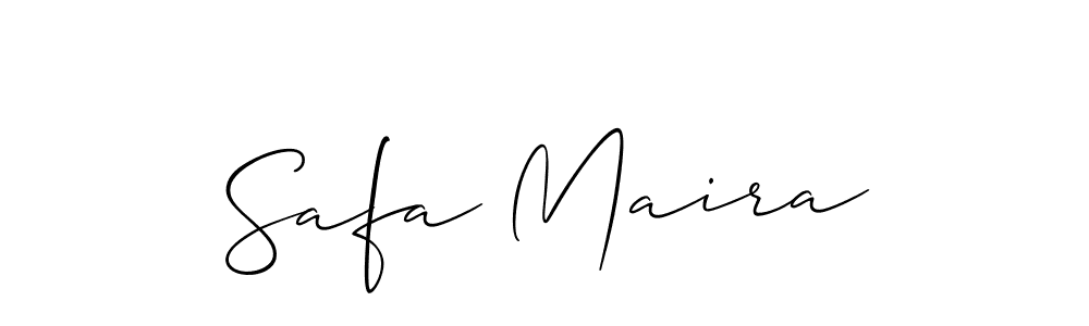 See photos of Safa Maira official signature by Spectra . Check more albums & portfolios. Read reviews & check more about Allison_Script font. Safa Maira signature style 2 images and pictures png