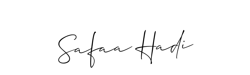 You can use this online signature creator to create a handwritten signature for the name Safaa Hadi. This is the best online autograph maker. Safaa Hadi signature style 2 images and pictures png