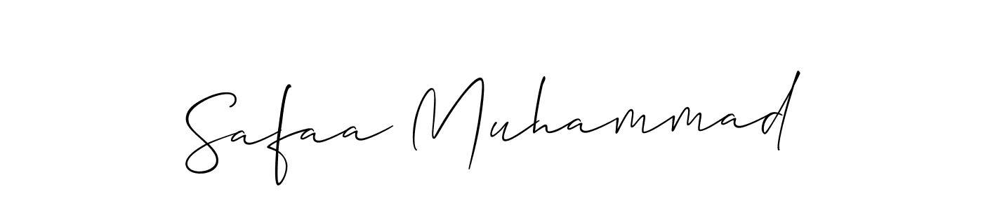 Similarly Allison_Script is the best handwritten signature design. Signature creator online .You can use it as an online autograph creator for name Safaa Muhammad. Safaa Muhammad signature style 2 images and pictures png