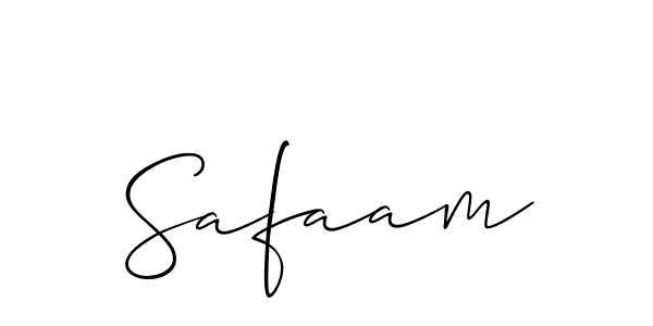 You should practise on your own different ways (Allison_Script) to write your name (Safaam) in signature. don't let someone else do it for you. Safaam signature style 2 images and pictures png
